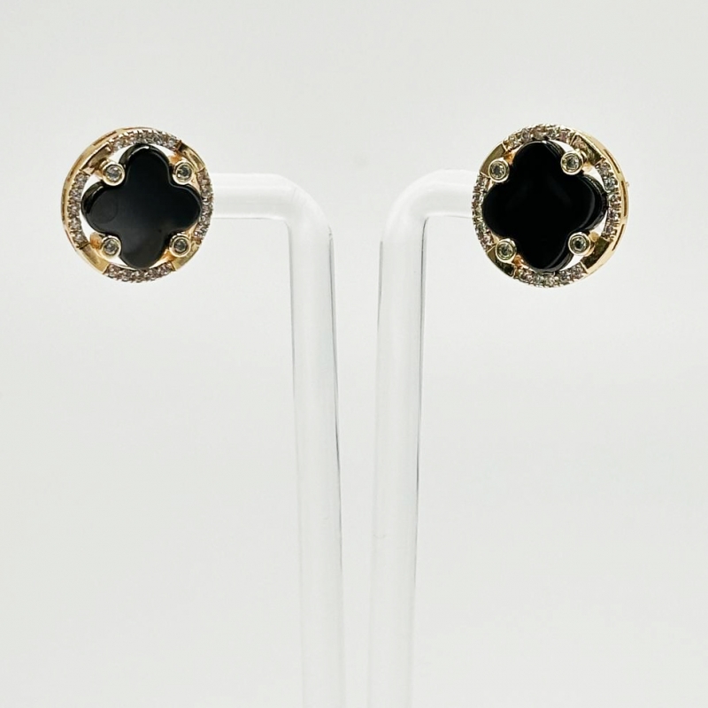 Готовые серьги размер 16,4мм цвет золото
